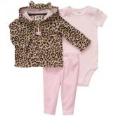 CONJUNTO CARTERS 3 PÇS (BLUSA DE FLEECE)