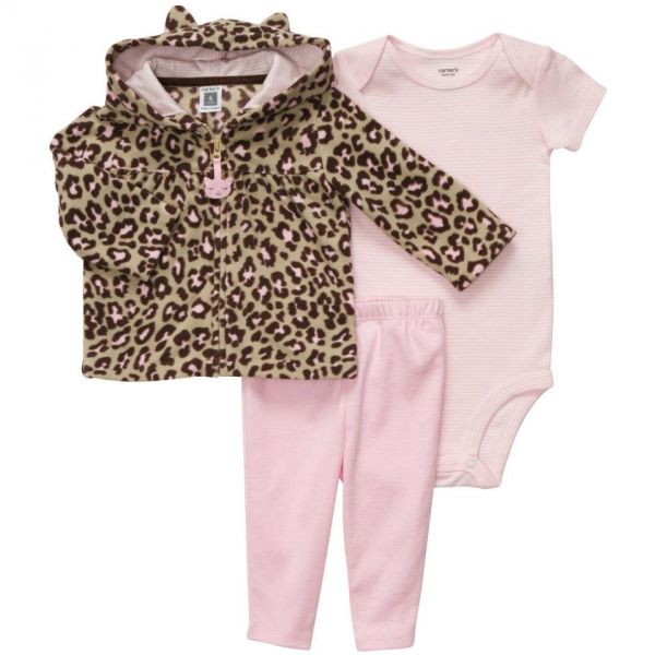 CONJUNTO CARTERS 3 PÇS (BLUSA DE FLEECE)