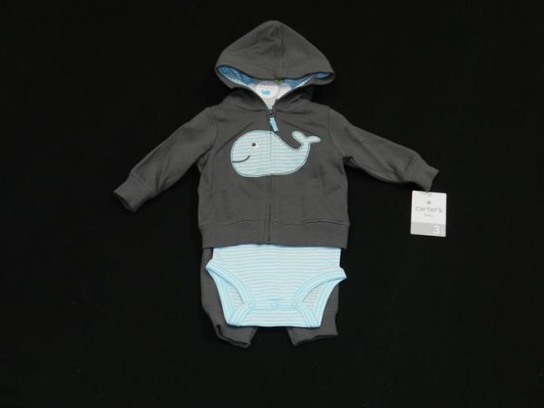 CONJUNTO DE FRIO BALEIA 3PCS
